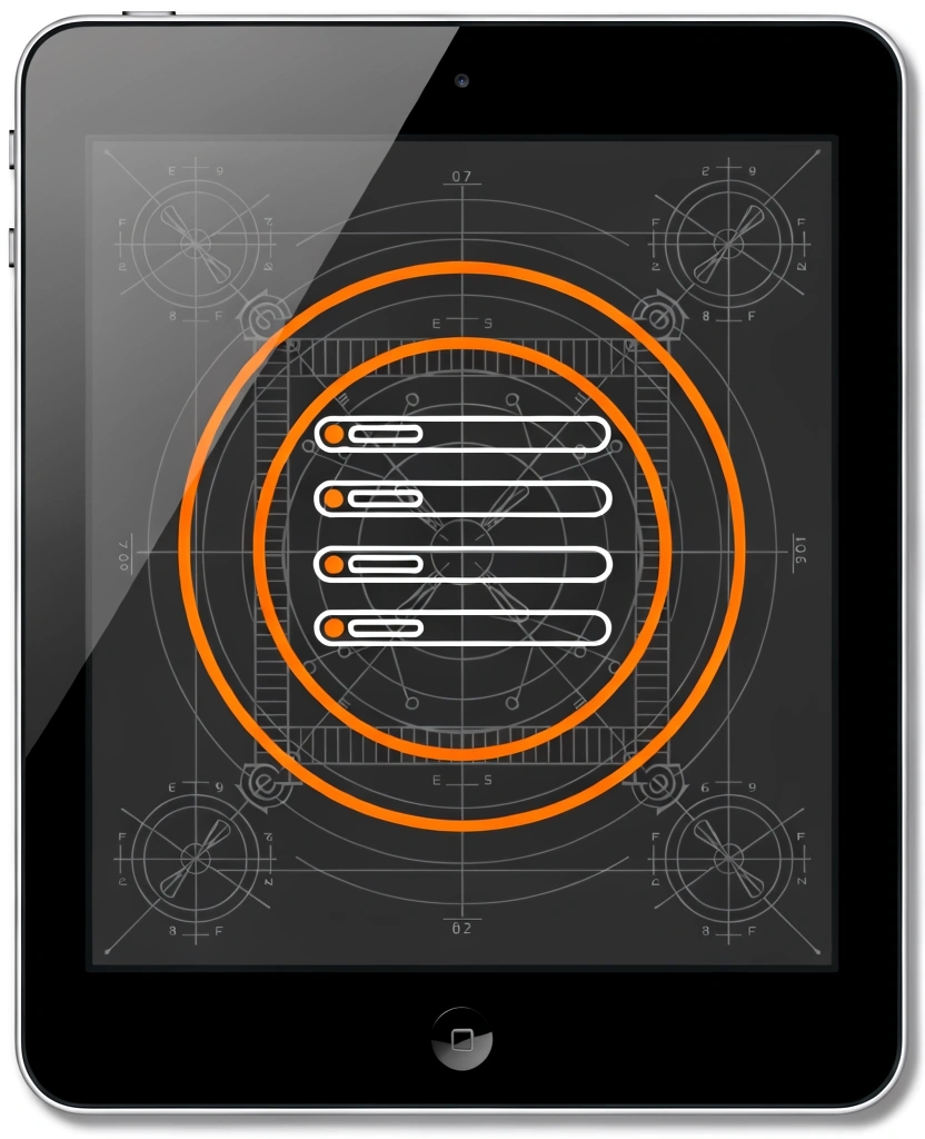 Technical UI annotation detail