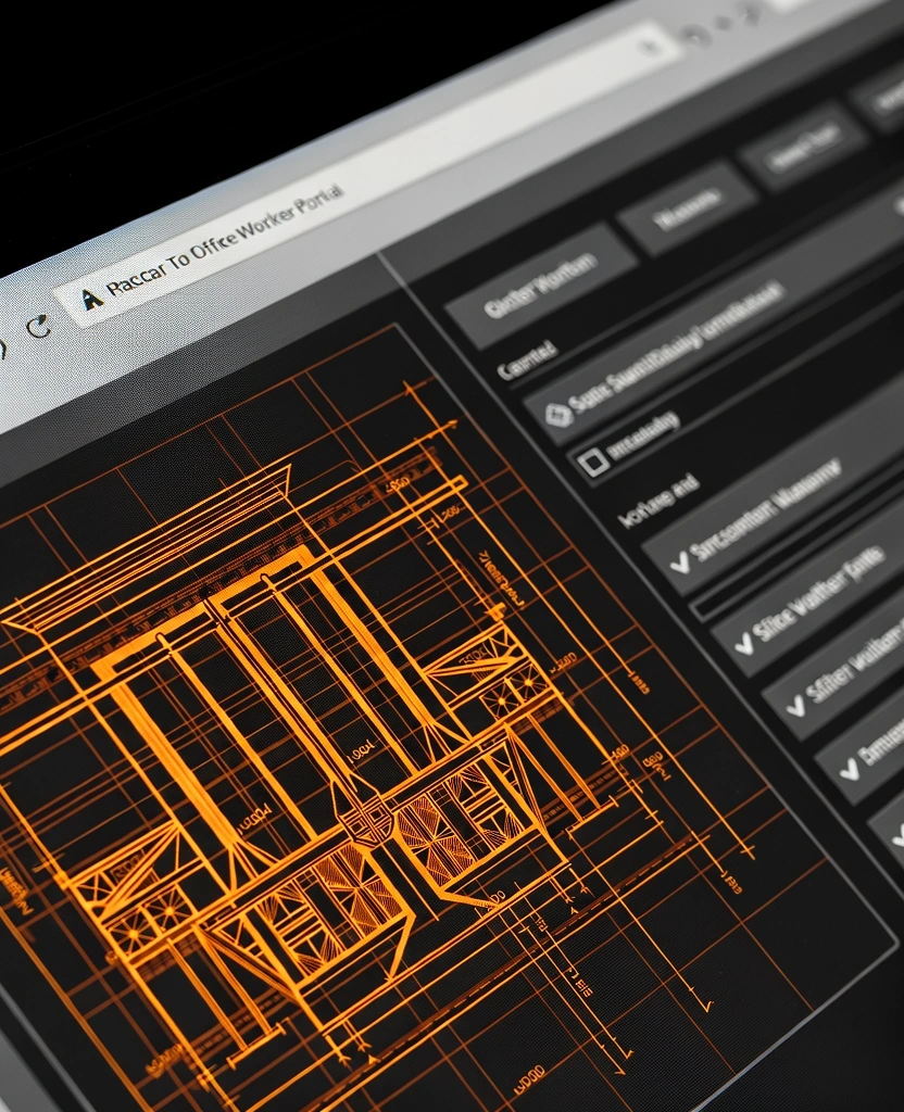 Technical interface blueprint